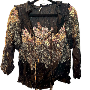 Floral Paisley Women's Top